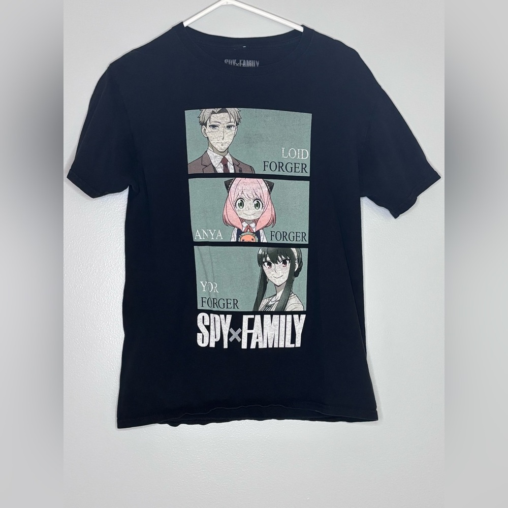 Spy x Family Kids Graphic Tee - Black